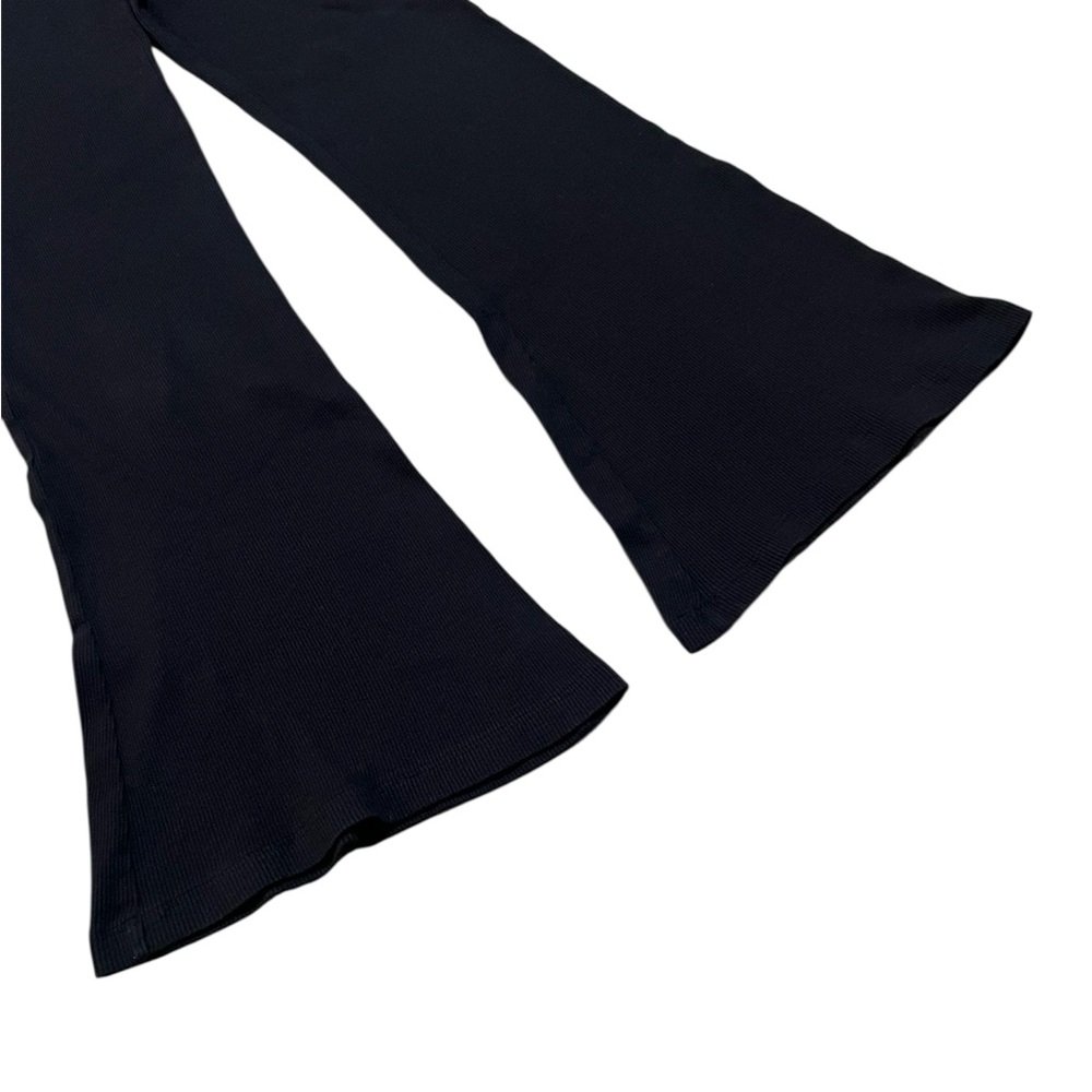 Black high waist flared pants - Picture 3 of 3